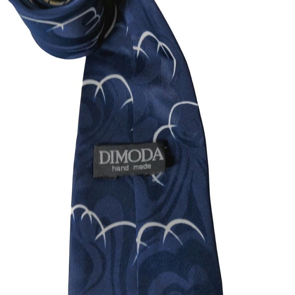 Dimoda Boy Puppy Dog Frogs Novelty Tie - Picture 6 of 6